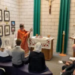 Divine Liturgy at St. Isidore School